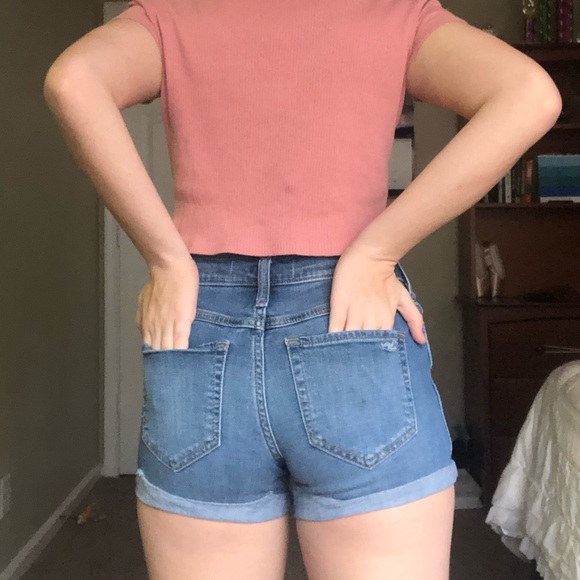denim shorts - Picture 3 of 3